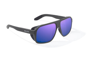 Bajio Cocho - Glass - Graphite Black Violett Mirror