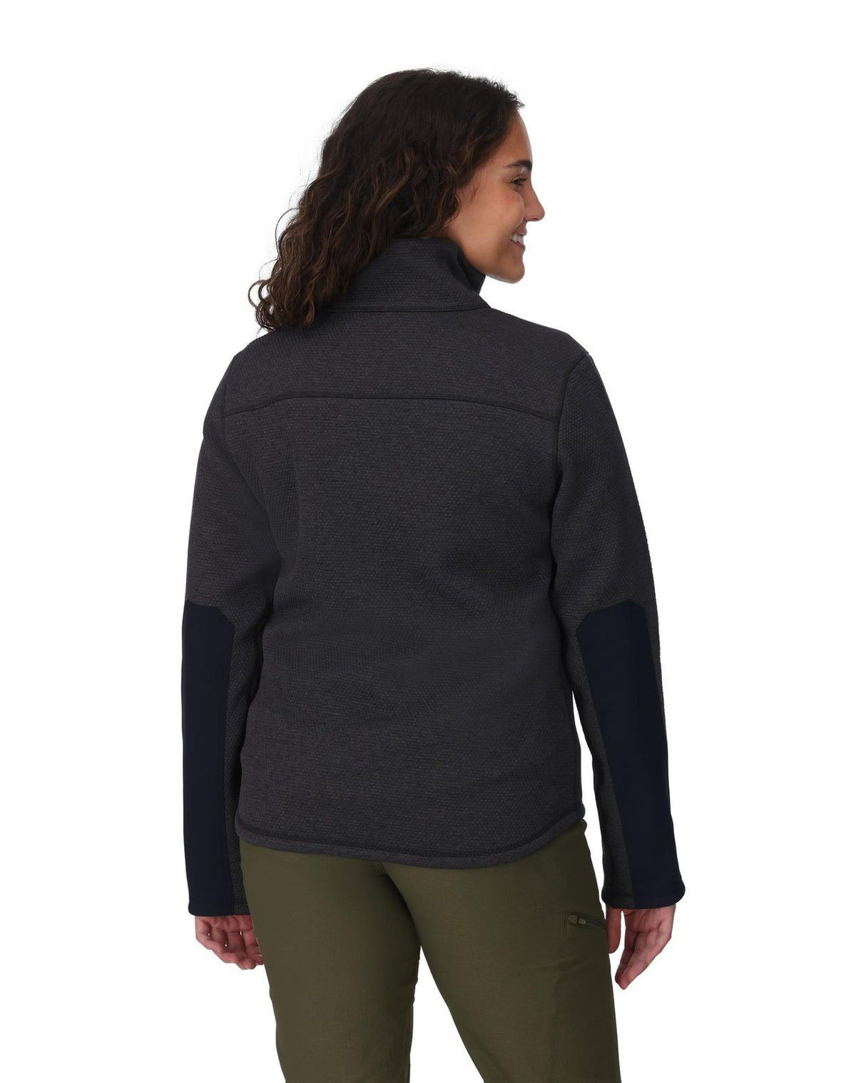 Simms Women's Harbor Fleece - Black Heather