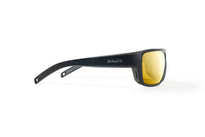 Bajio Rigolets - Glass - Black Matte Yellow Mirror