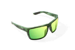 Bajio Stiltsville - Polycarbonate - Green Stripe Matte Green Mirror
