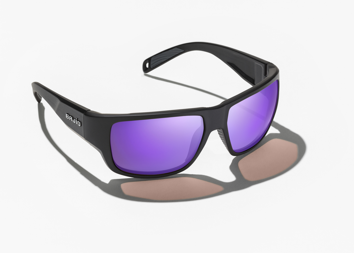 Bajio Piedra - Polycarbonate - Black Matte Violet Mirror