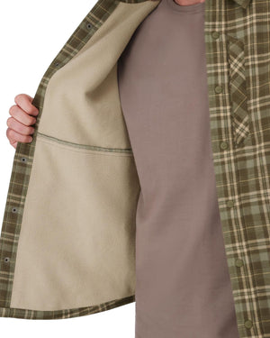 Simms Coldweather Shacket - Schooner Plaid: Loden