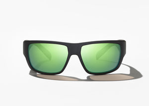 Bajio Piedra - Polycarbonate - Black Matte Green Mirror