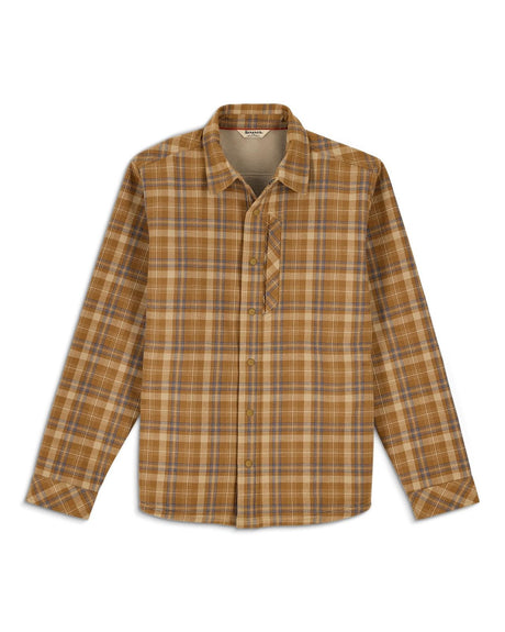 Simms Coldweather Shacket - Schooner Plaid: Bronzeback