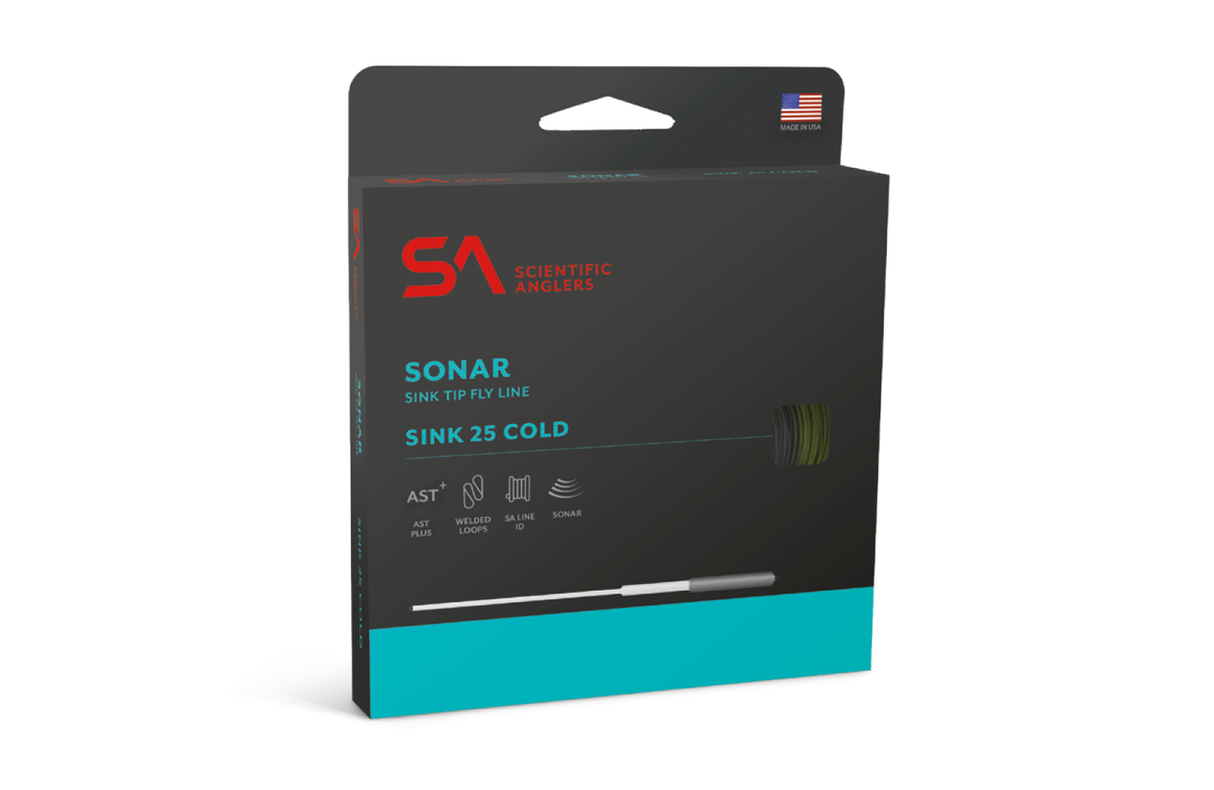 Scientific Anglers Sonar Sink 25 Cold S3 - Ivory/Dark Green