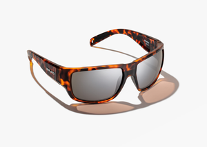 Bajio Piedra - Polycarbonate - Dark Tort Matte Silver Mirror