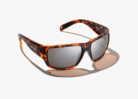 Bajio Piedra - Polycarbonate - Dark Tort Matte Silver Mirror