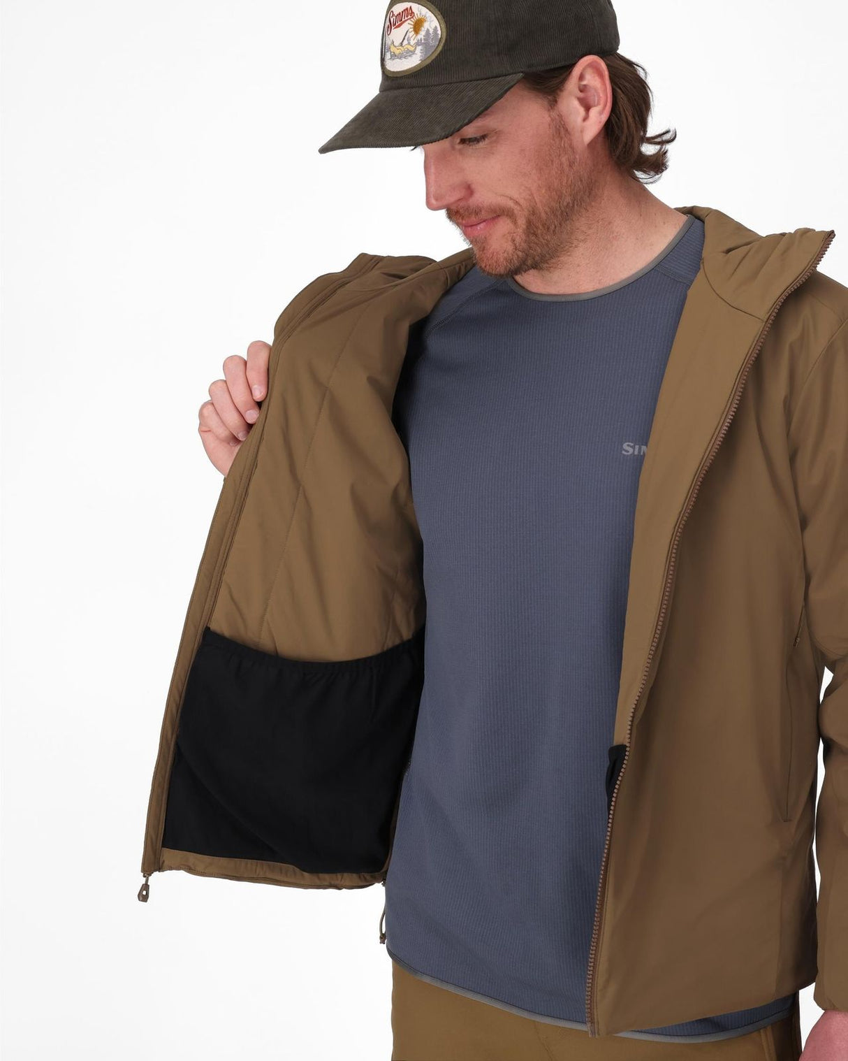 Simms Midstream Hooded Jacket - Jasper
