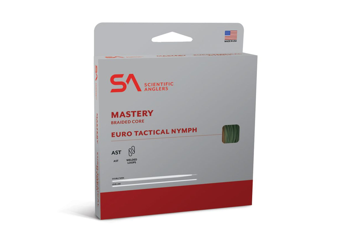 Scientific Anglers Mastery Euro Tactical Nymph - Mist Green/Orange