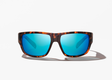 Bajio Piedra - Polycarbonate - Dark Tort Matte Blue Mirror