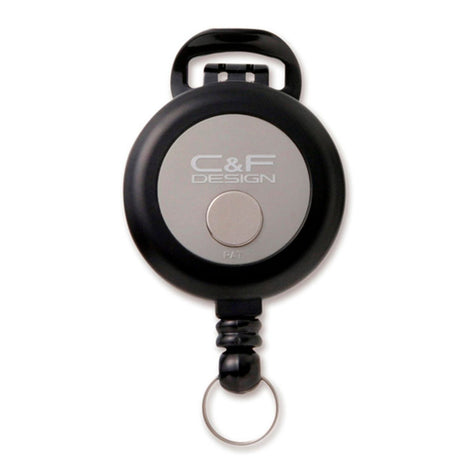 C&F Design Flex Pin-On Reel - Silver