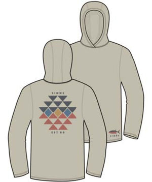 Simms Tech Hoody - Artist Series - Burnished Clay Lake Nomad