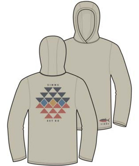 Simms Tech Hoody - Artist Series - Burnished Clay Lake Nomad