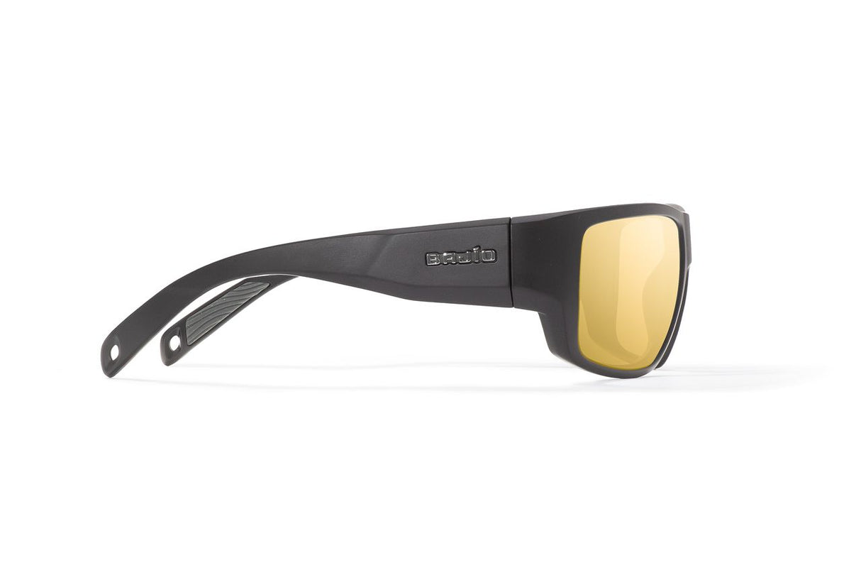 Bajio Piedra - Glass - Black Matte Yellow Mirror