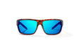 Bajio Rigolets - Polycarbonate - Brown Tort Gloss Blue Mirror