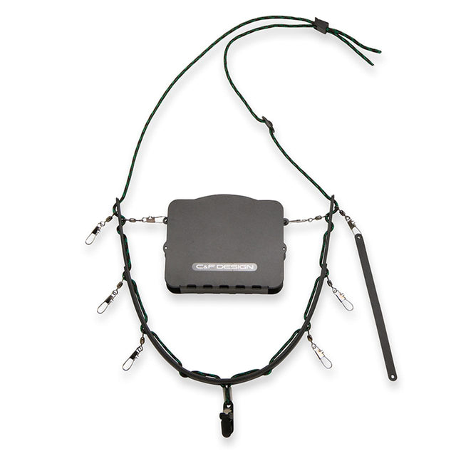 C&F Design Lanyard with Universal System Fly Patch - Grey