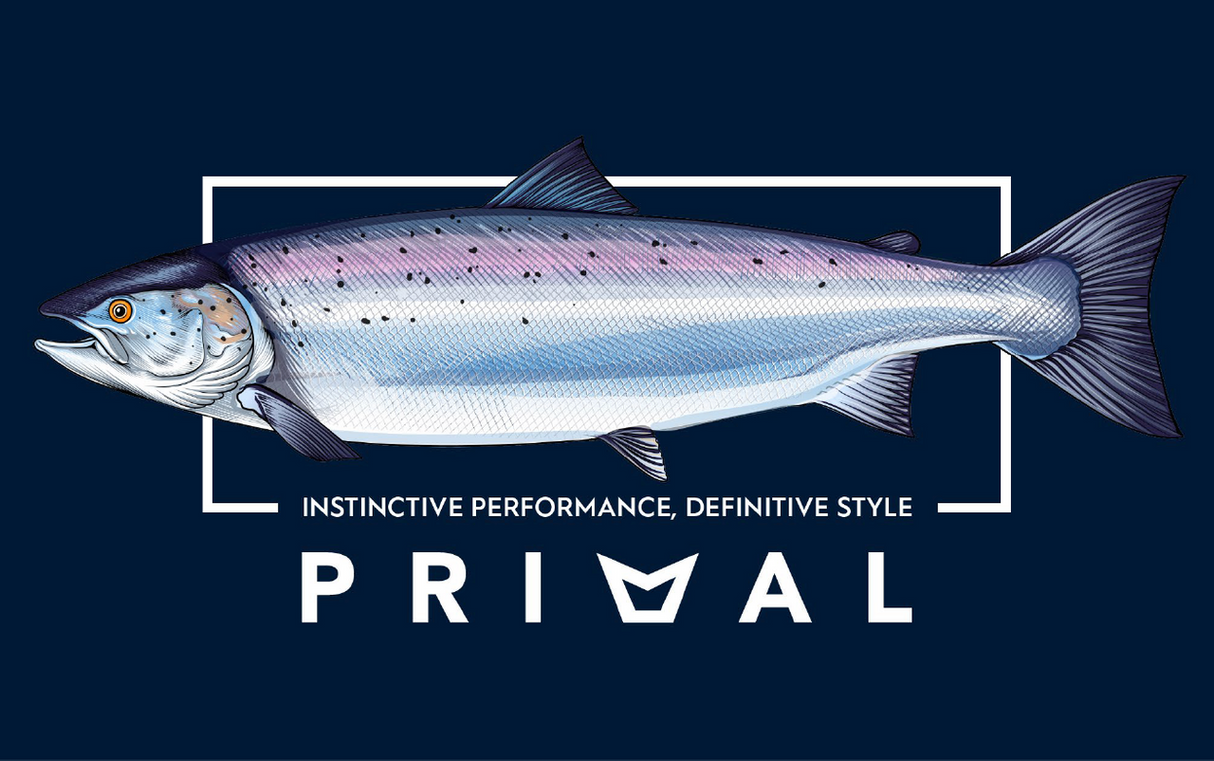 Primal Artist Tee Salmon - Navy