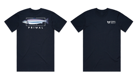 Primal Artist Tee Salmon - Navy