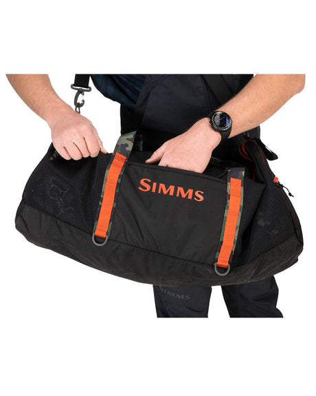 Simms Challenger Mesh Duffel 60L - Black