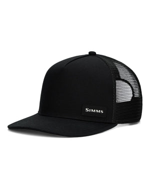 Simms High Crown Flatbill - Black