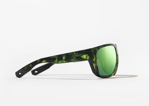 Bajio Las Rocas - Glass - Shoal Tort Matte Green Mirror