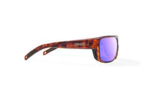 Bajio Rigolets - Polycarbonate - Brown Tort Gloss Violet Mirror