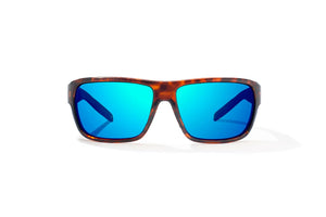 Bajio Rigolets - Glass - Brown Tort Gloss Blue Mirror