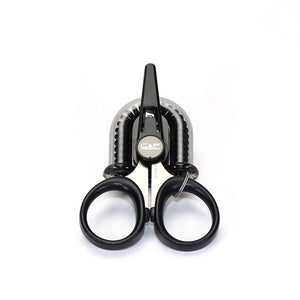C&F Design 2-in-1 Retractor/Scissors - Smoke