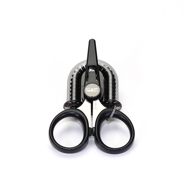C&F Design 2-in-1 Retractor/Scissors - Smoke