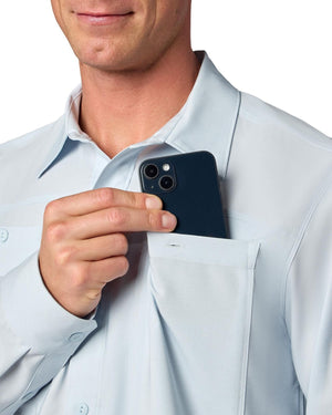 Simms Launch Shirt - Bimini Blue Heather