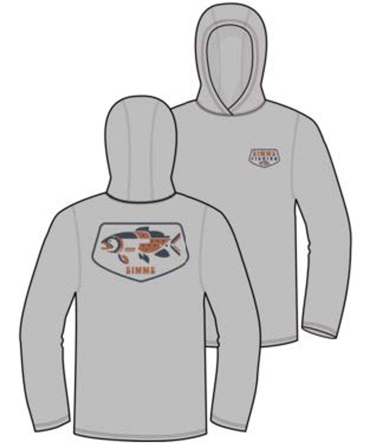 Simms Tech Hoody - Artist Series - Overcast Abstract Bass
