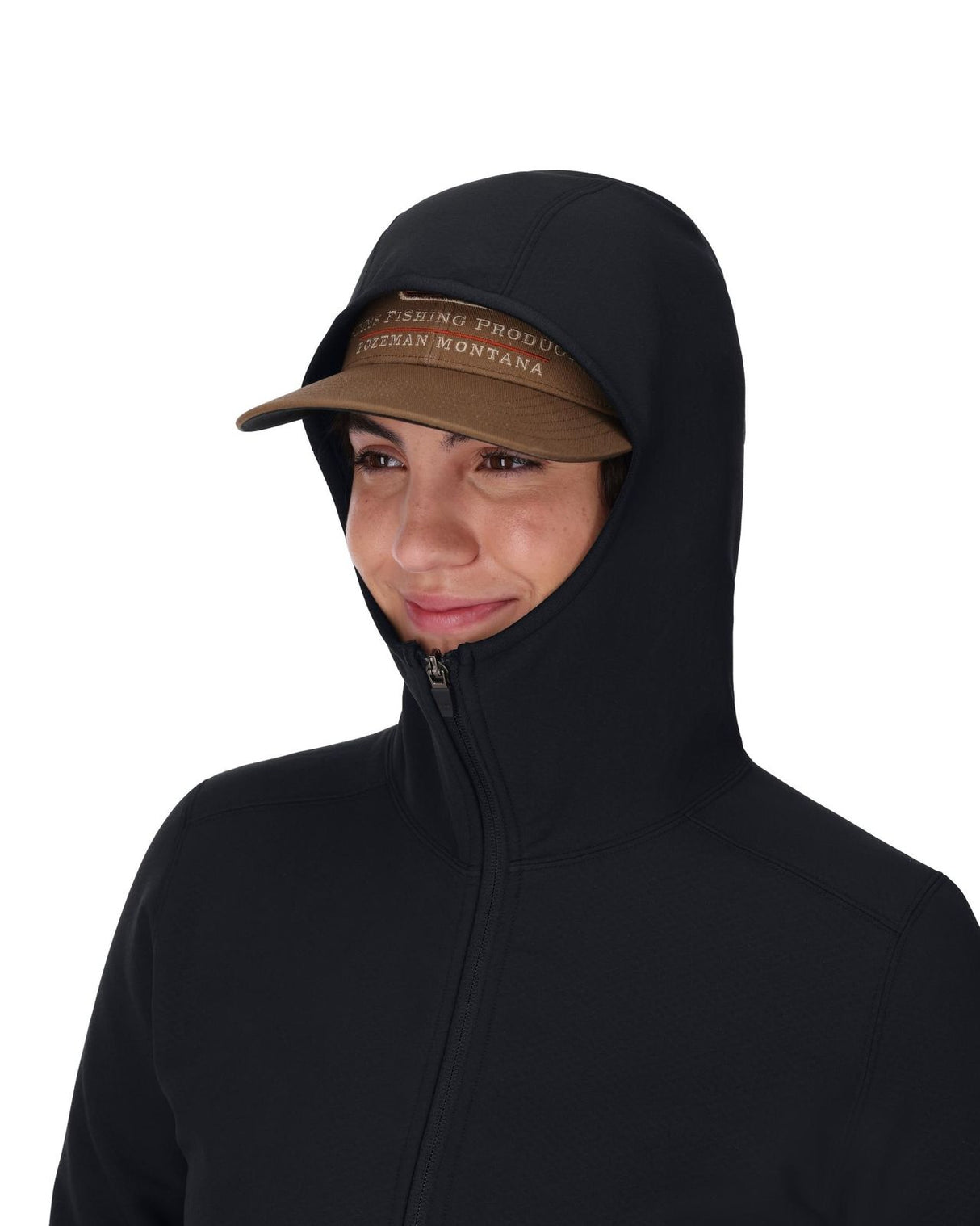 Simms Women's Strata 330 Full-Zip Hoody - Black