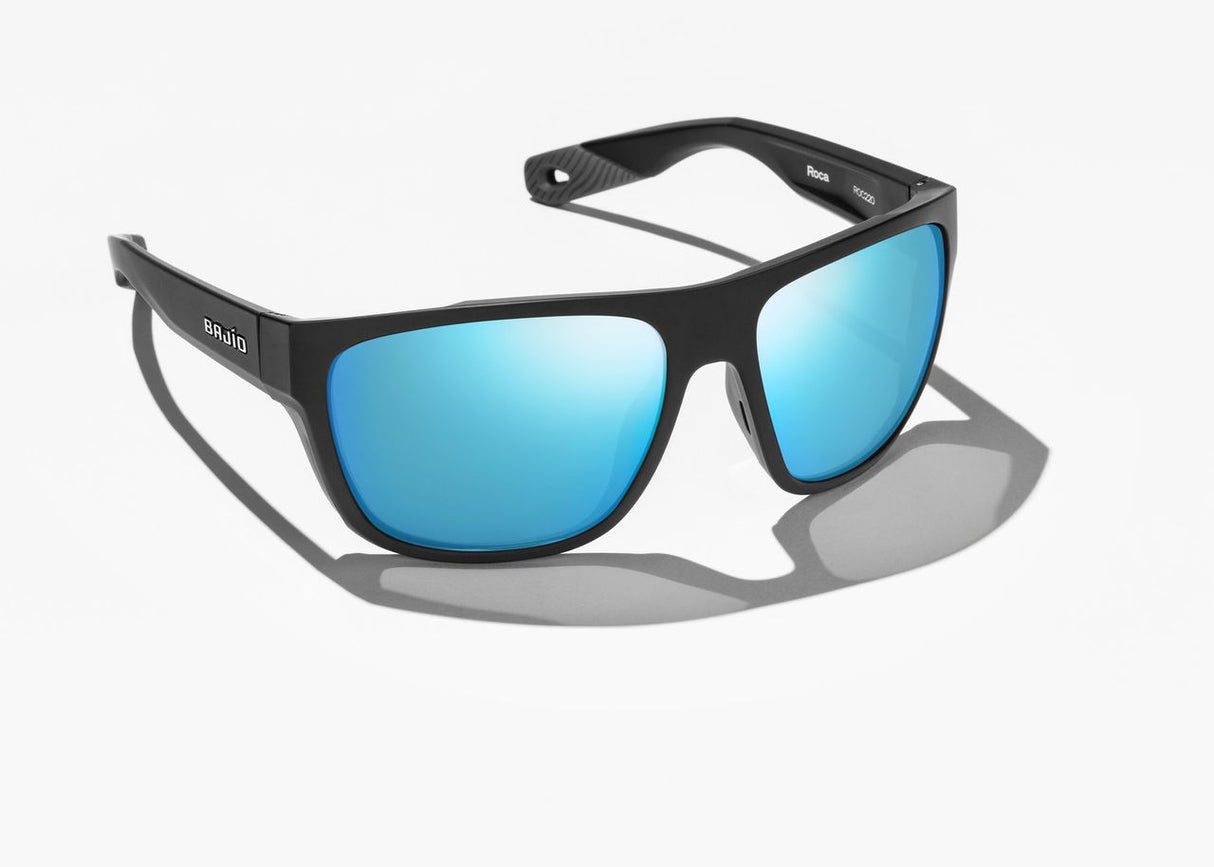 Bajio Las Rocas - Glass - Black Matte Blue Mirror