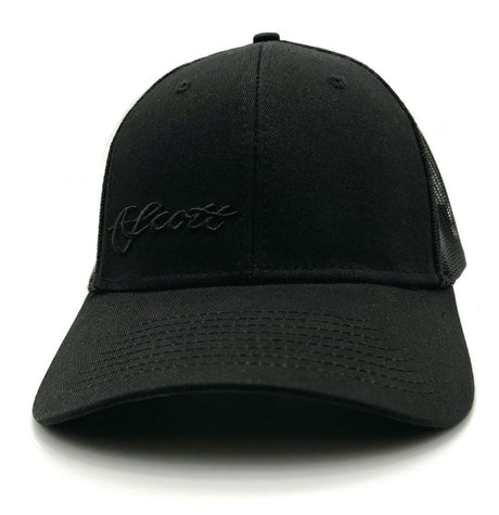 Scott Fly Rod Co. All Black out Mesh Hat - Black