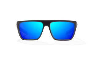 Bajio Zapata - Glass - Matte Black Blue Mirror