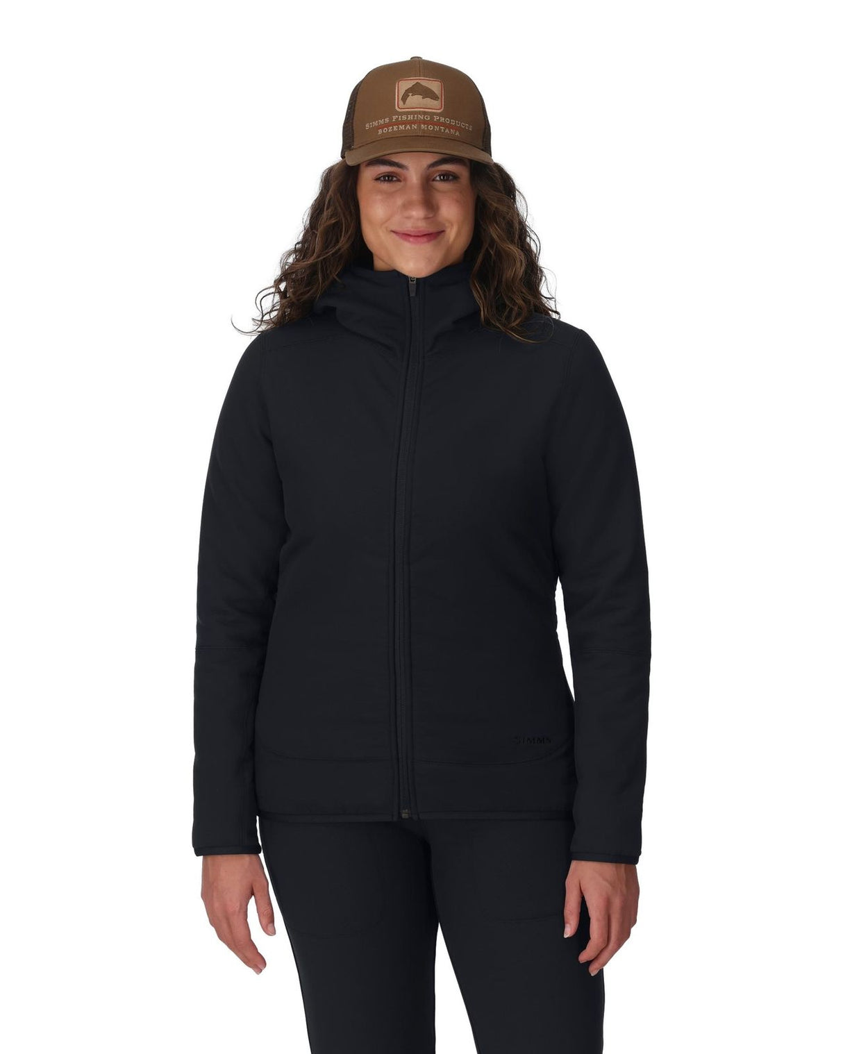 Simms Women's Strata 330 Full-Zip Hoody - Black