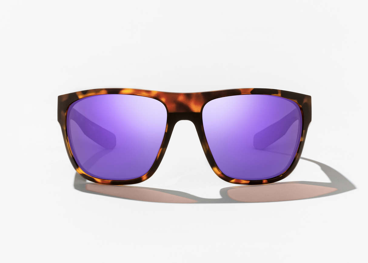 Bajio Las Rocas - Polycarbonate - Brown Tort Matte Violet Mirror