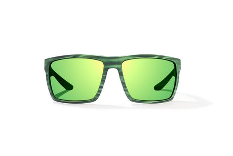 Bajio Stiltsville - Polycarbonate - Green Stripe Matte Green Mirror