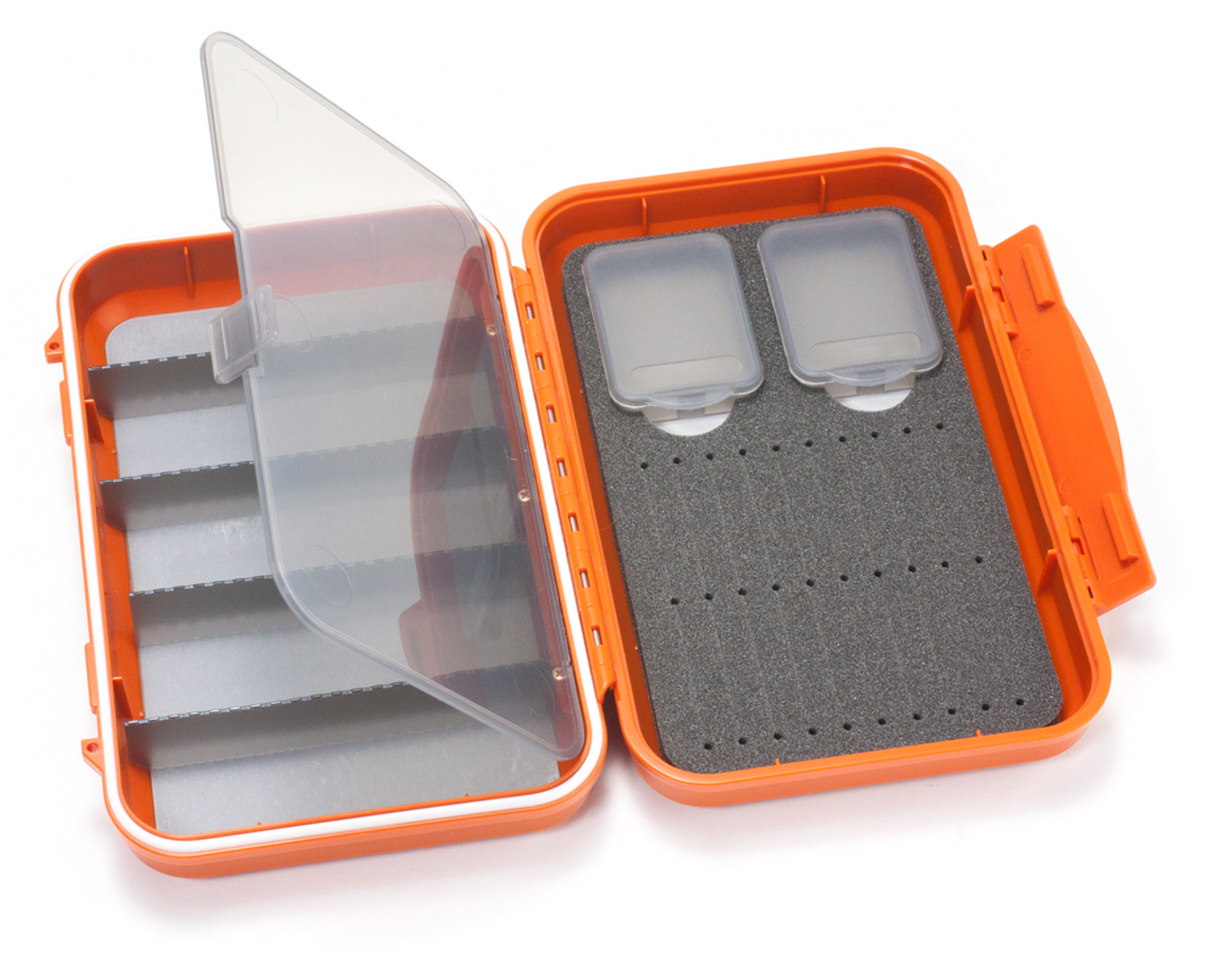 C&F Design C&F Medium 2-Row WP Tube Fly Case w 5 Comp - Burnt Orange
