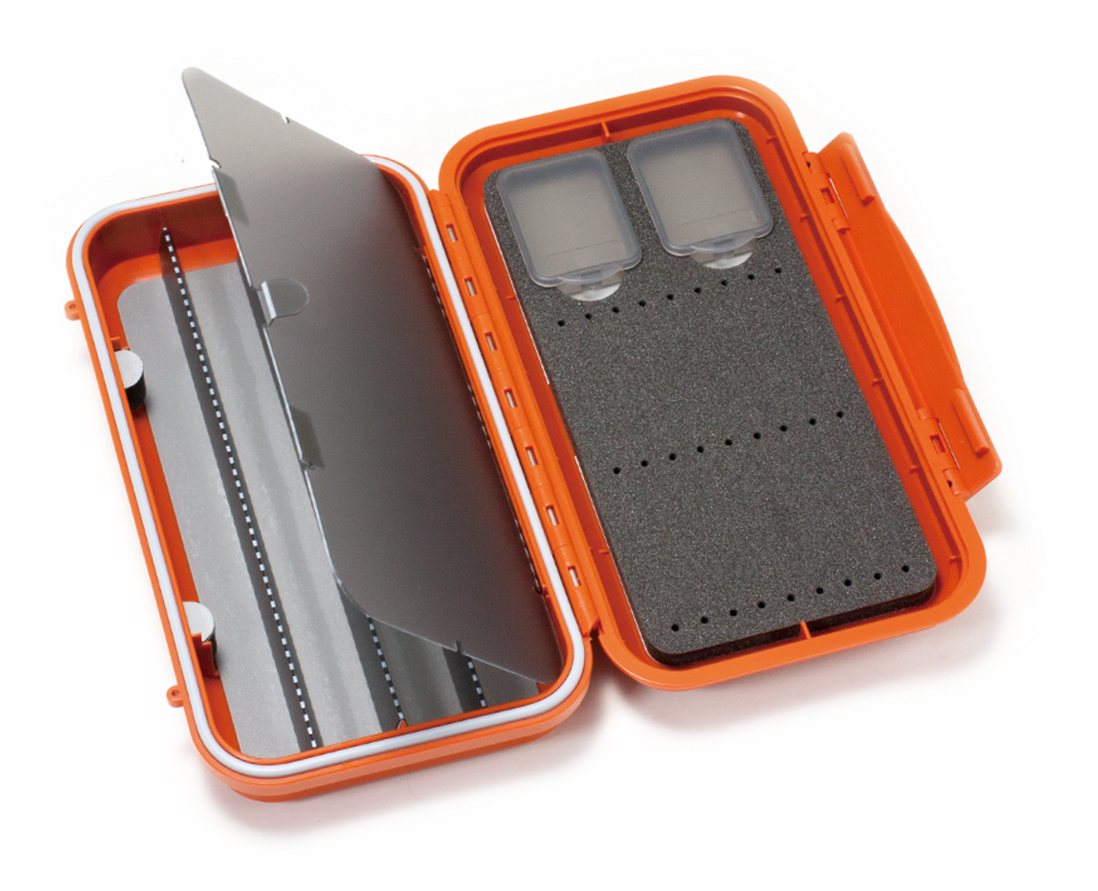 C&F Design C&F Large 3-Row WP Tube Fly Case w 4 Comp - Burnt Orange