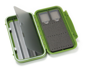 C&F Design C&F Large 3-Row WP Tube Fly Case w 4 Comp - Olive