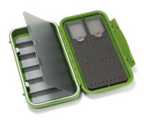 C&F Design C&F Large 3-Row WP Tube Fly Case w 6 Comp - Olive