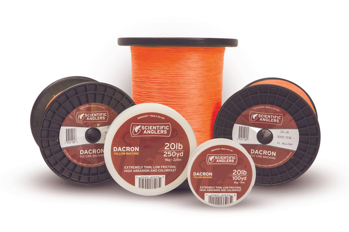 Scientific Anglers Dacron Backing Orange - Orange