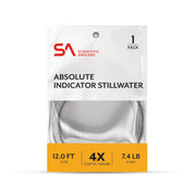 Scientific Anglers Absolute Indicator/Stillwater Leader 12' - Clear