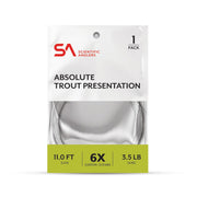Scientific Anglers Absolute Trout Presentation Leader 11' - Clear