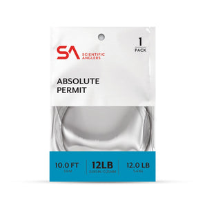Scientific Anglers Absolute Permit Leader 10' - Clear